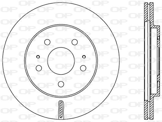 OPEN PARTS Тормозной диск BDA2552.20